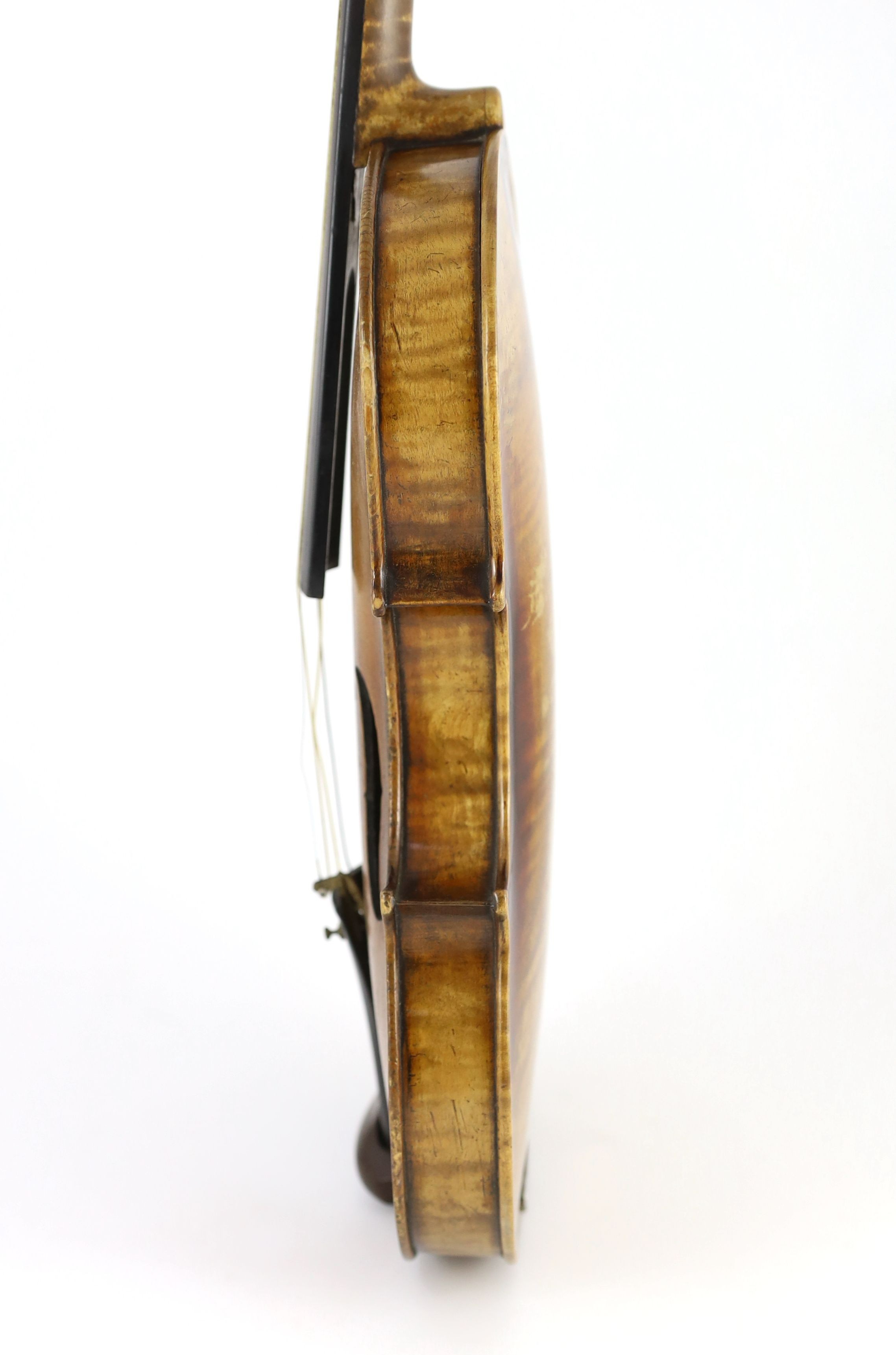 A Louis Lowendall Maggini violin, label inscribed and dated 1884, cased